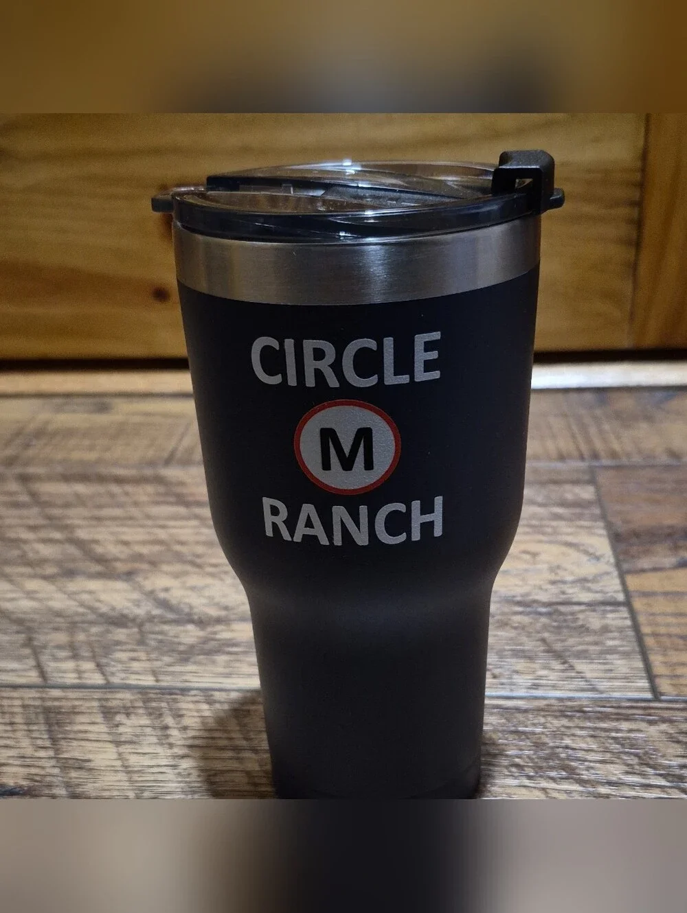 New RTIC 20 oz Tumbler Cup Dishwasher Safe Circle M Ranch Cold/Hot